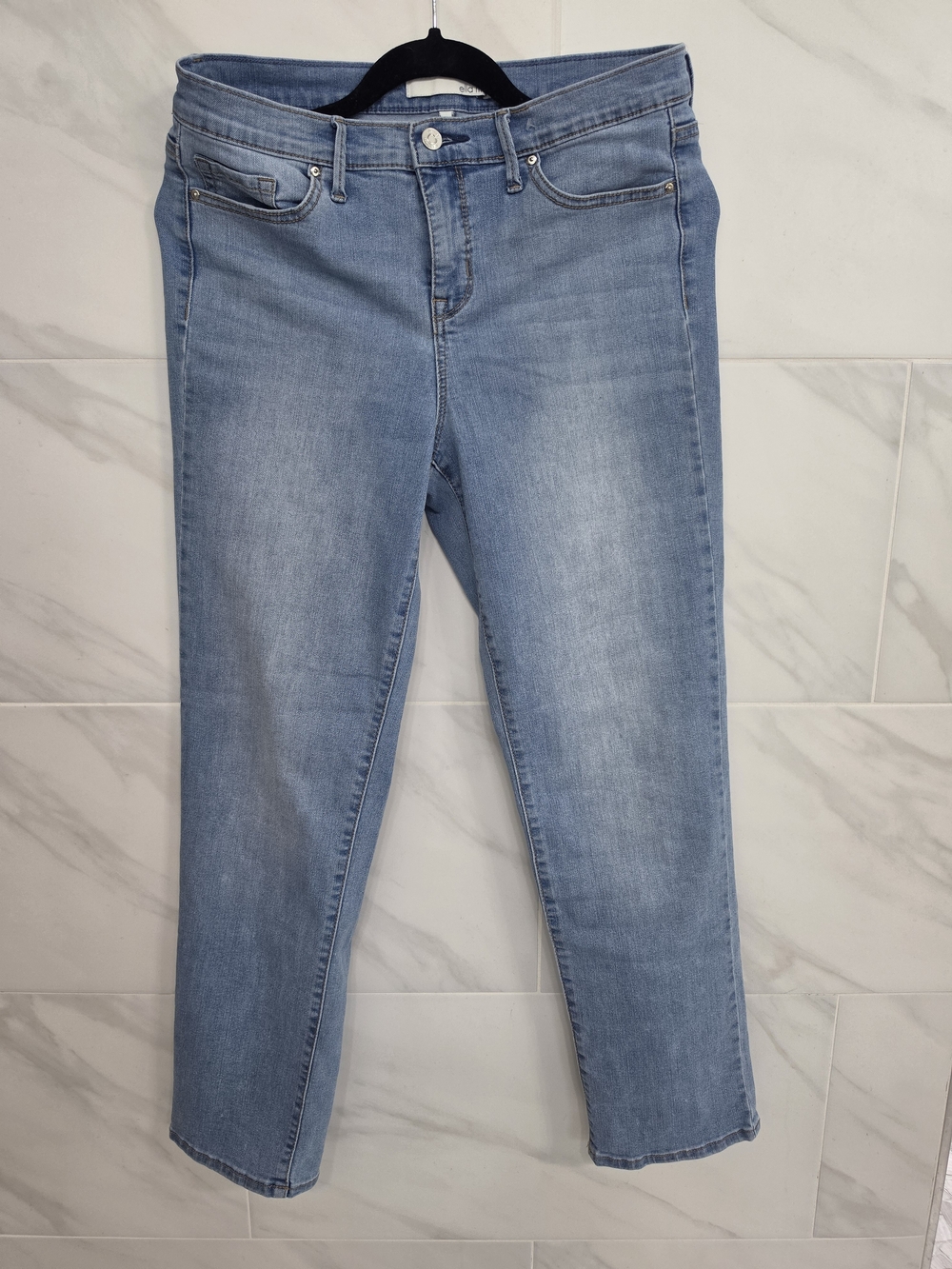 Ella Moss Light Blue Straight-Leg Jeans